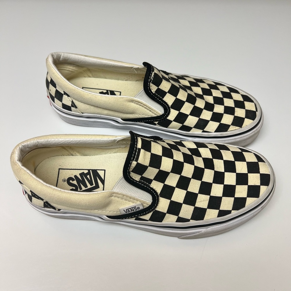 Vans Classic Slip-On Checkerboard Shoe